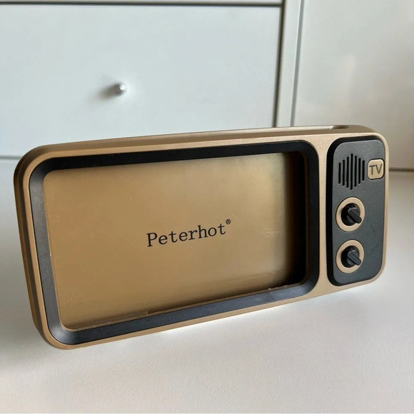 Peterhot Retro Style Bluetooth Speaker TV Shape Wireless - Picture 1 of 4